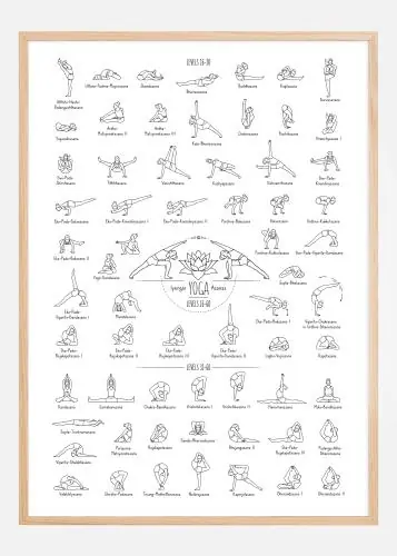Yoga Black and White ll Poster (21x29.7 cm (A4)) Mai ieftin