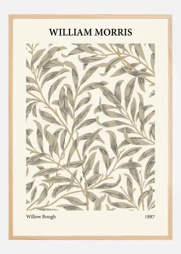 William Morris - Willow Bough 8 Poster (21x29.7 cm (A4)) Ofertă