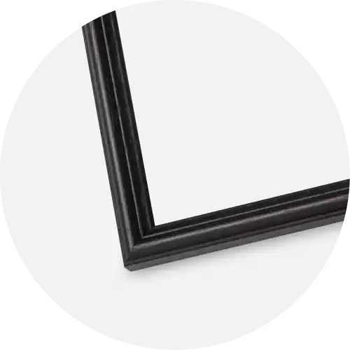Lichidare de stoc Ramă Horndal Negru 50x70 cm - Paspartu Alb 16x24 inches