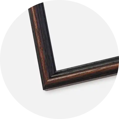 Plată sigură Ramă Horndal Nuc 20x30 cm - Paspartu Alb 15x22 cm