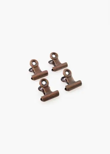 KAILA Poster Clip Retro Brass 20 mm - 4 buc. Retur gratuit