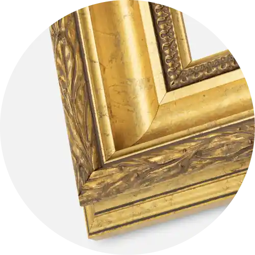 Livrare rapidă Ramă Egypt Ornament Gold - Mărime la alegere (Sticlă acrilică)