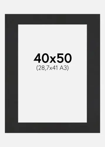 Ieftin Passepartout Meteroite (Miez Alb) 40x50 cm (28,7x41 - A3)