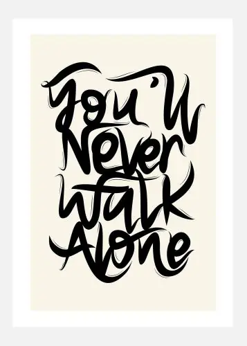 Ynwa Text Ll Tablou Pe Pânză (30x40 cm) Ultima șansă