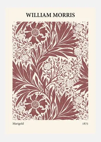 William Morris - Marigold 9 Tablou Pe Pânză (30x40 cm) Cel mai bun preț