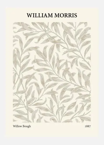 William Morris - Willow Bough 2 Tablou Pe Pânză (30x40 cm) Promoție