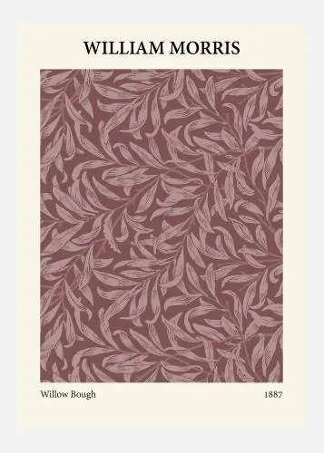 William Morris - Willow Bough 11 Tablou Pe Pânză (30x40 cm) Promoție