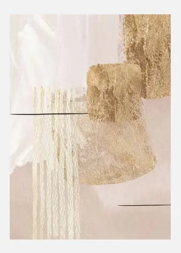 Aesthetic Gold-3 Tablou Pe Pânză (30x40 cm) Ofertă