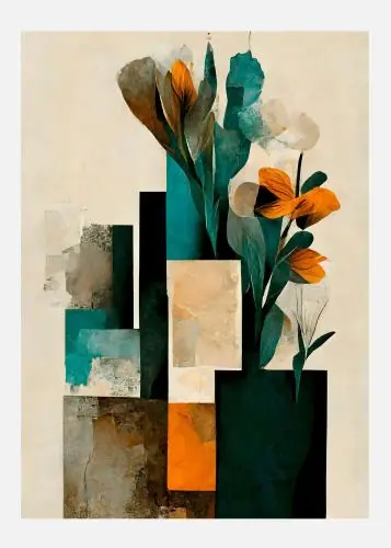 Abstract Arrangement Tablou Pe Pânză (30x40 cm) Livrare rapidă