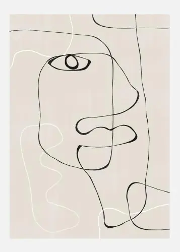 Abstract Face No1. Tablou Pe Pânză (30x40 cm) Preț promoțional