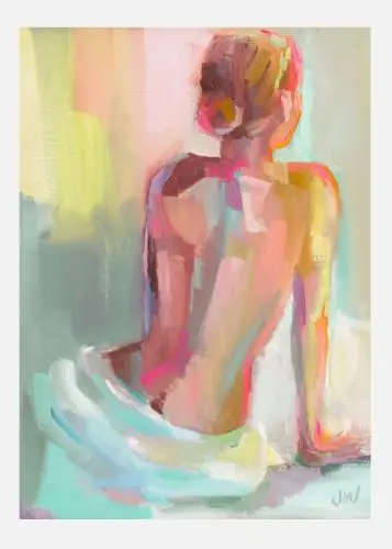 Woman Posing Tablou Pe Pânză (30x40 cm) Ofertă exclusivă