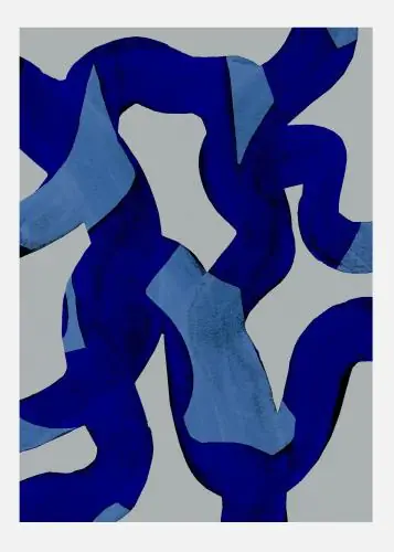 Abstract Brush Strokes II Tablou Pe Pânză (30x40 cm) Preferatul clienților