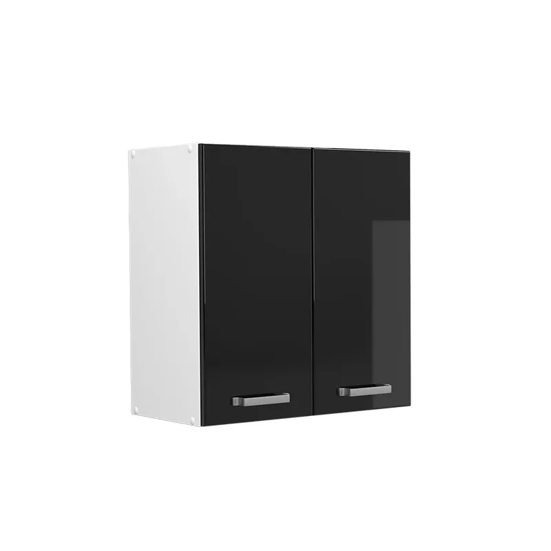 Dulap de perete R-Line Negru lucios ridicat 60 cm Vicco Super ofertă