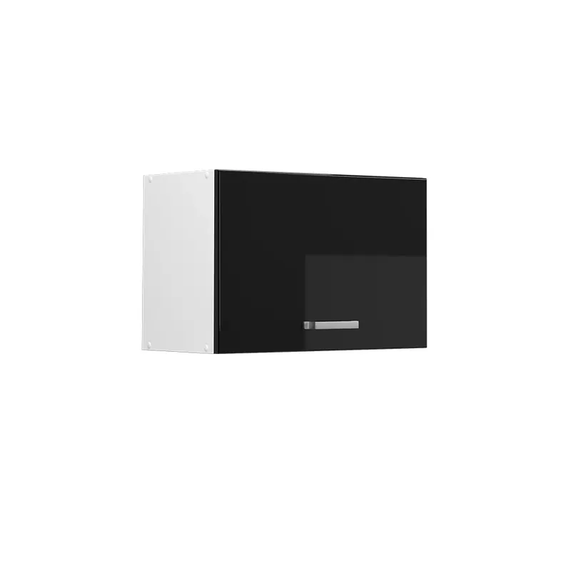 Dulap de perete R-Line Negru lucios ridicat 60 cm Plat Vicco Doar azi