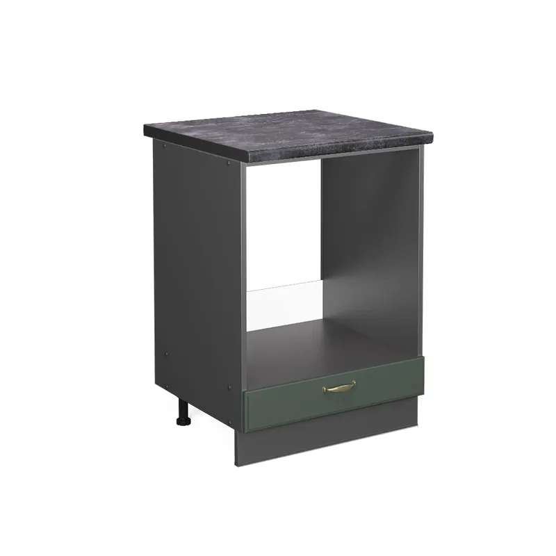 Dulap de transformare a sobei Fame-Line Casă de țară verde și aurie 60 cm , AP Antracit Vicco Livrare expres