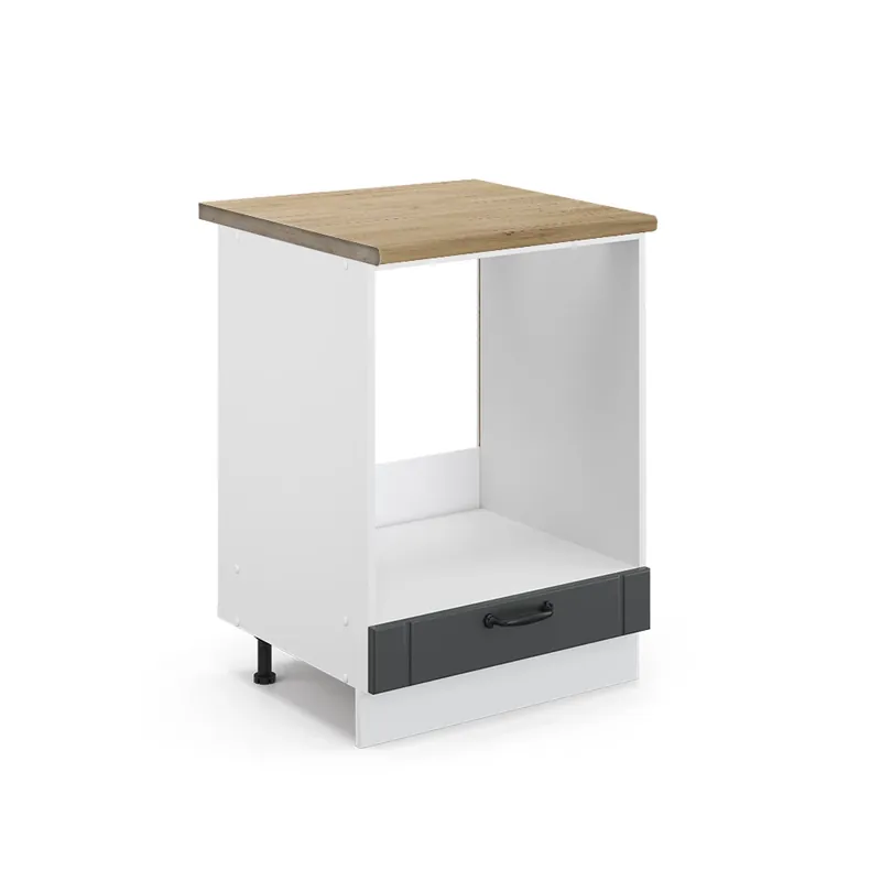 Expediere rapidă Dulap de transformare a sobei Fame-Line Casă de țară antracit 60 cm , AP Stejar Vicco