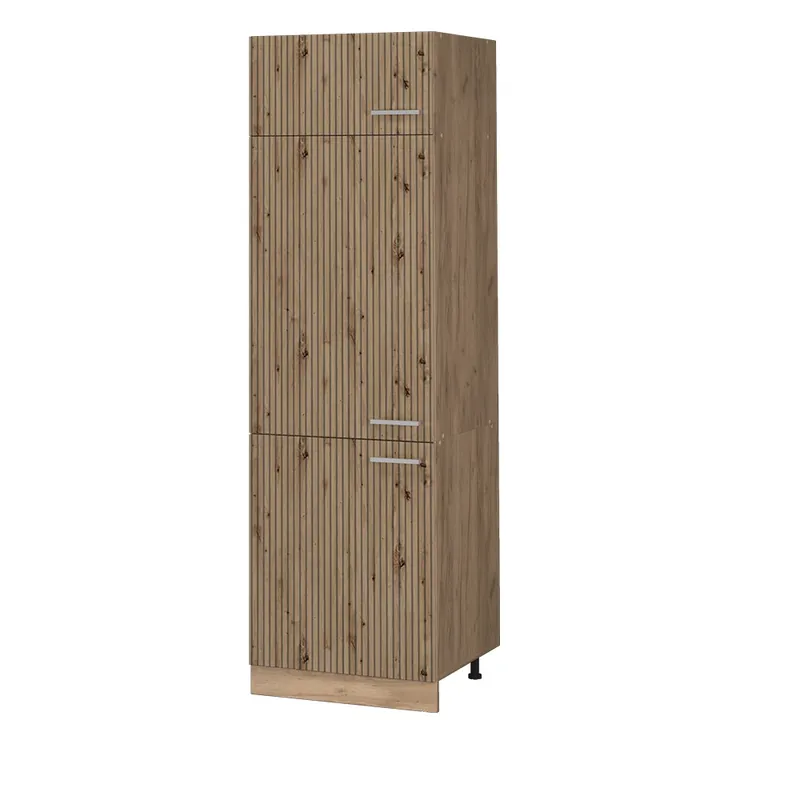 Bestseller Dulap frigider R-Line Stejar artizanal 60 cm Vicco