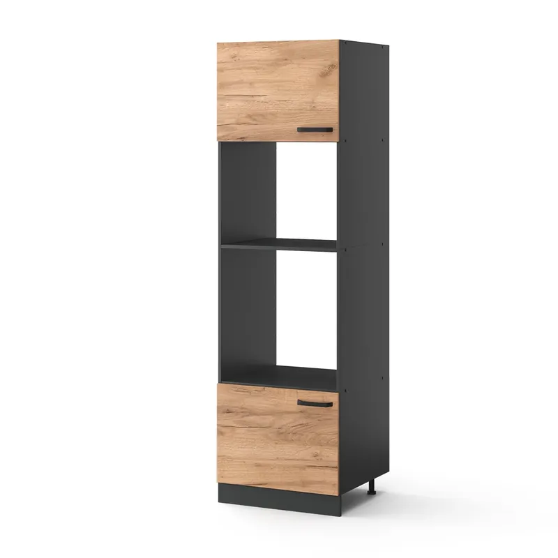 Dulap pentru cuptor cu microunde R-Line Stejar Goldkraft 60 cm Vicco Ultima șansă
