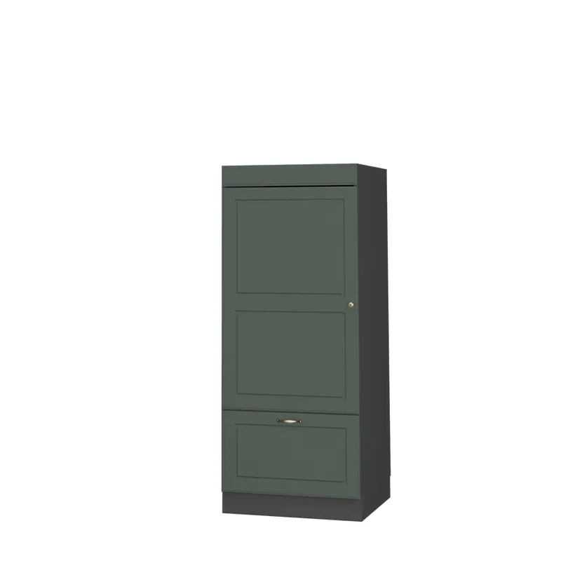 Reduceri Dulap pentru cuptor cu microunde Fame-Line Casă de țară verde și aurie 60 cm Vicco