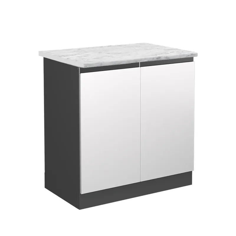 Dulap de bază pentru chiuvetă R-Line Alb 80 cm marmură AP Vicco Cumpără acum