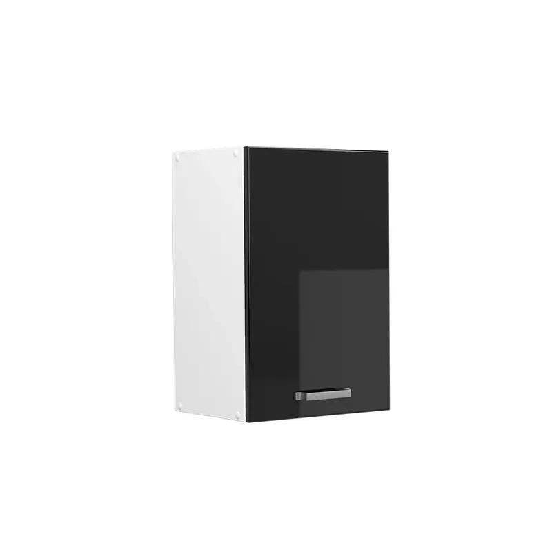 Dulap de perete R-Line Negru lucios ridicat 40 cm Vicco Reducere