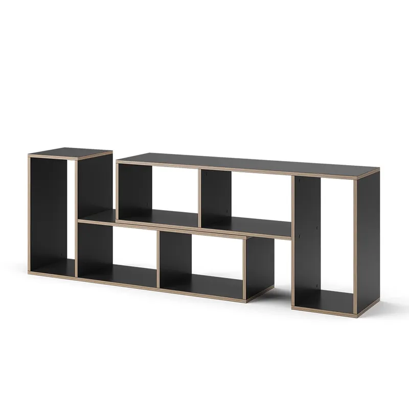 Doar azi Raft pentru dosare în picioare Tetrix antracit 112.8x56.4 cm Set de 2 Vicco