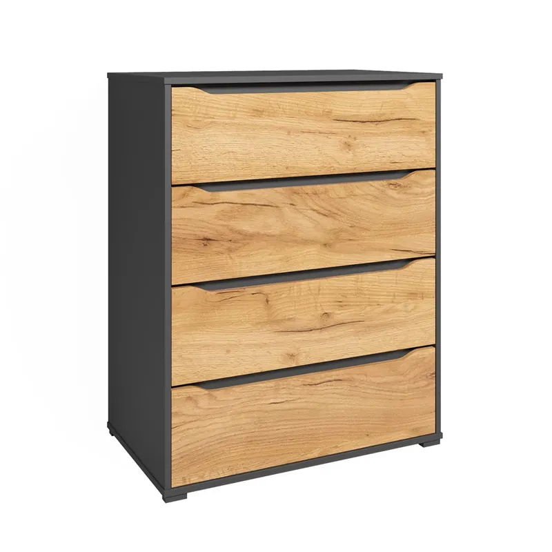 Vezi acum Sideboard Ruben Stejar Goldkraft 48x101.6 cm cu sertare Vicco