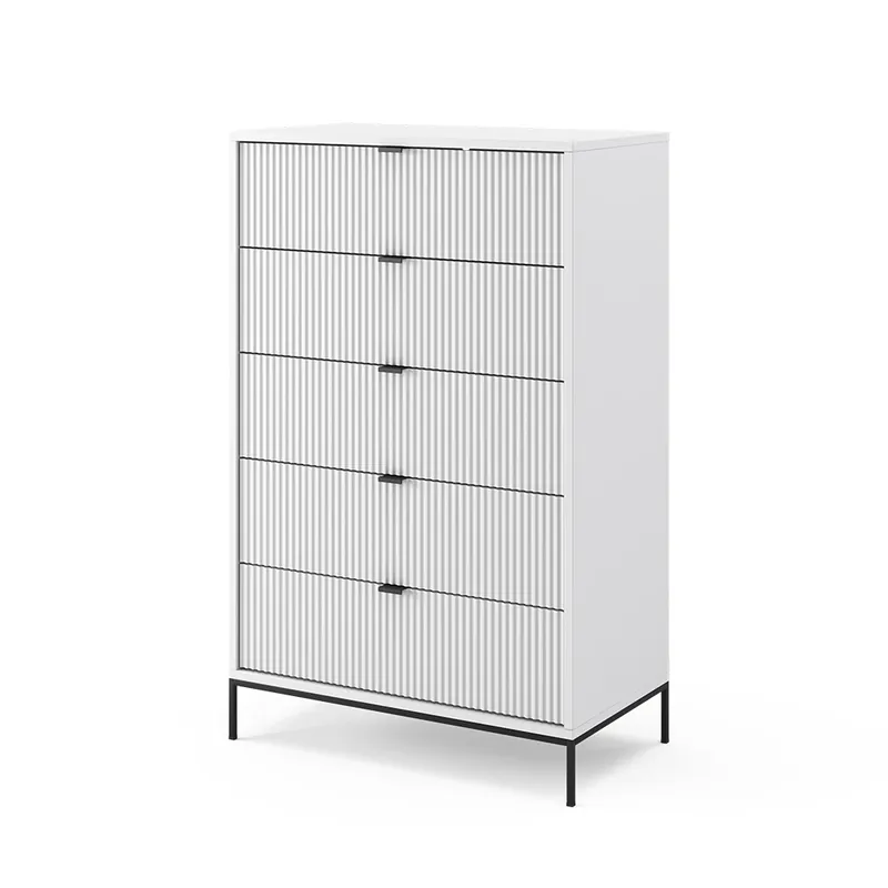Promoție Sideboard Eliza Alb 76x120 cm cu 5 sertare Vicco