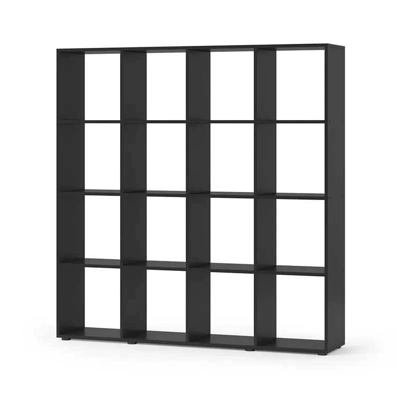 Reducere specială Separator de cameră Karree Negru 138.5x142.5 cm Vicco