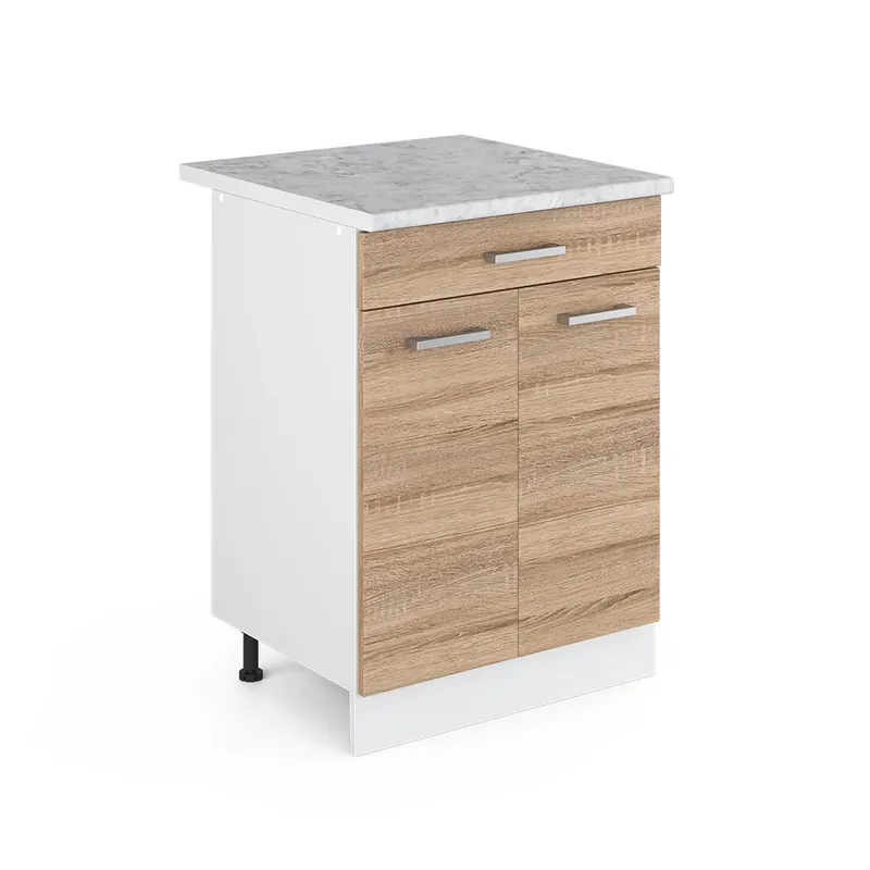 Dulap de bază universal R-Line Sonoma 60 cm cu sertare Vicco Ultima șansă