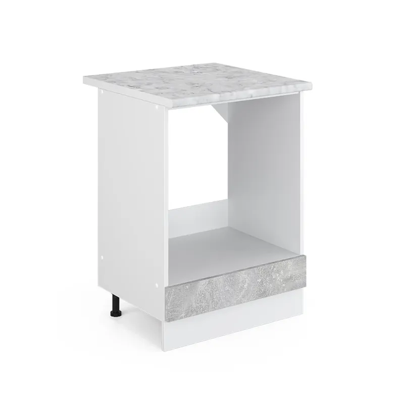 Unitate de bază universală R-Line beton 60 cm cu nișă mare, cu blat Vicco Ultima șansă
