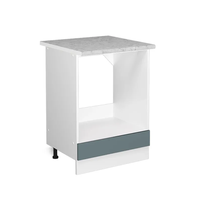 Unitate de bază universală R-Line Albastru-gri 60 cm cu nisa mare, cu blat Vicco Ofertă exclusivă