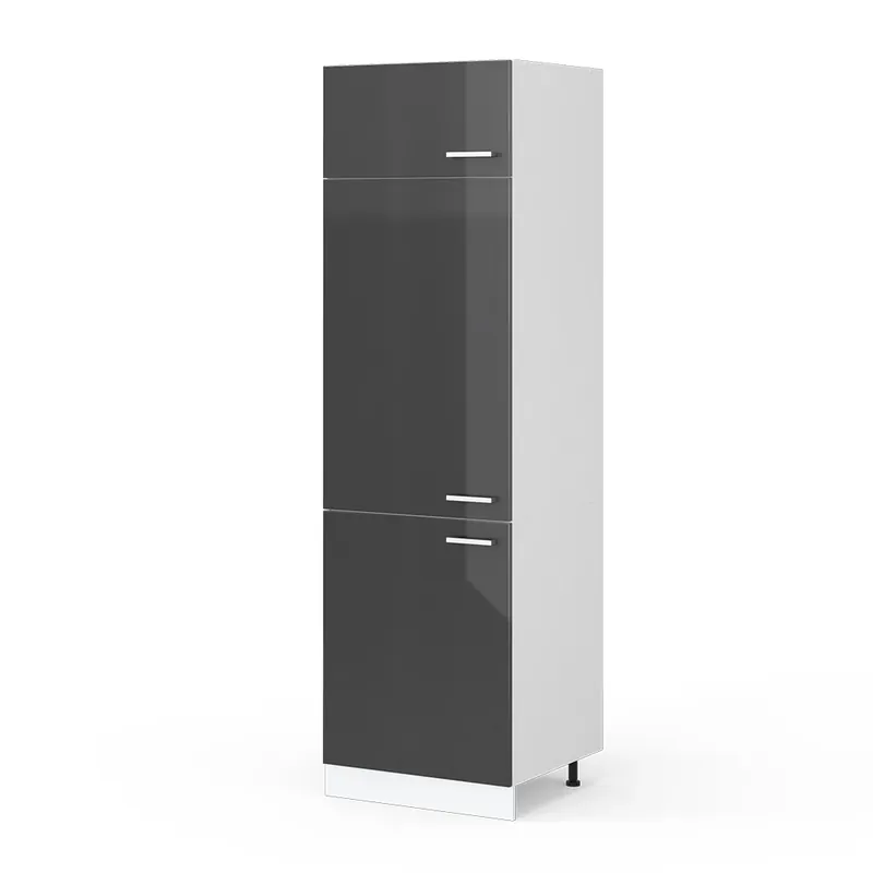 Dulap înalt universal R-Line Antracit lucios ridicat 60 cm cu uși Vicco Ofertă limitată