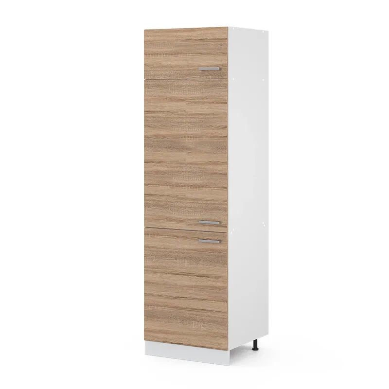 Cumpărături sigure Dulap înalt universal R-Line Sonoma 60 cm cu uși Vicco