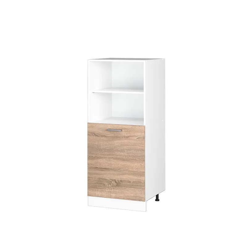 Retur gratuit Dulap înalt universal R-Line Sonoma 60 cm cu rafturi și ușă deschise Vicco