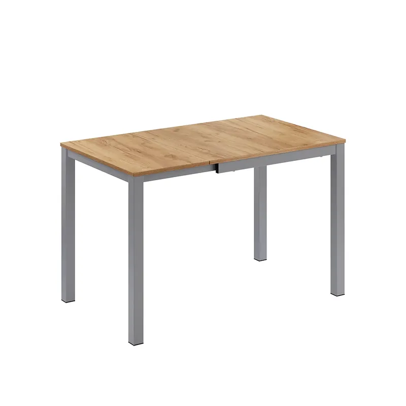 Chilipir Masă de luat masa Granny Stejar/gri 120 x 70 cm extensibil Vicco