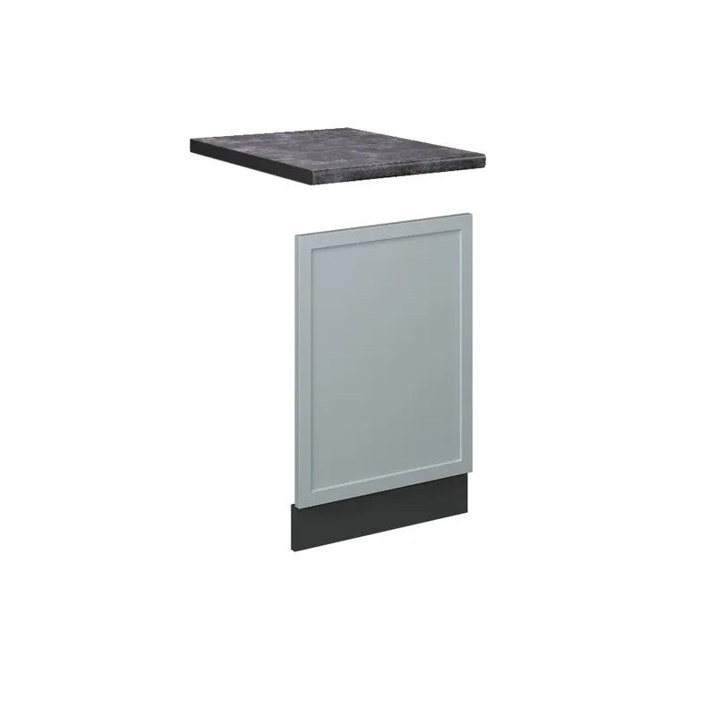 Ultima șansă Panoul frontal Fame-Line Albastru-gri deschis 45 cm , AP Antracit Vicco