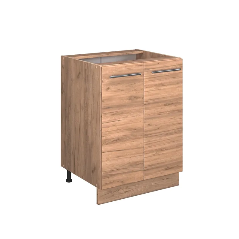Dulap de bază de bucătărie Fame-Line Stejar Goldkraft 60 cm , AP Marmură Vicco Ultima șansă