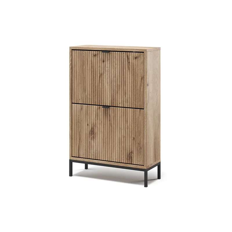 Basculator de pantofi Eliza Stejar viking 60x92 cm cu 2 sertare rabatabile Vicco Promoție