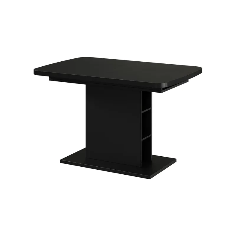 Masa de sufragerie Fenaro Negru 120 x 80 cm 2 părți Vicco Reduceri