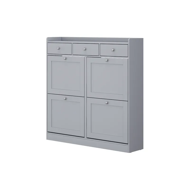Basculator de pantofi Vitto Gri 100x99.5 cm cu 3 sertare și 4 compartimente pliabile Vicco Disponibil imediat