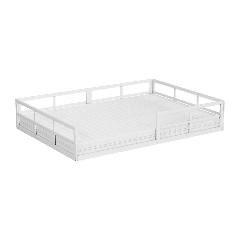 Super ofertă Pat pentru copii Minno Alb 140x200 cu saltea Vitalispa