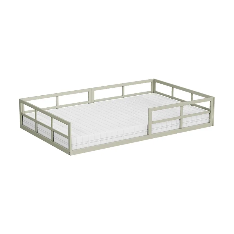 Pat pentru copii Minno Greige 120x200 cu saltea Vitalispa Comandă acum
