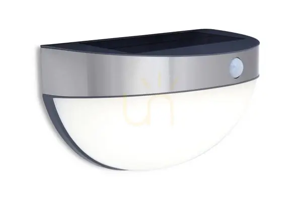 Lampă de perete solară exterior LUTEC BUBBLE 6908701001 argintiu LED 2W senzor mișcare Expediere rapidă