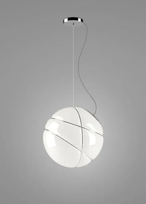 Lampa suspendată Fabbian Armilla F50 13W - alb și argintiu - F50 A03 15 Disponibil imediat