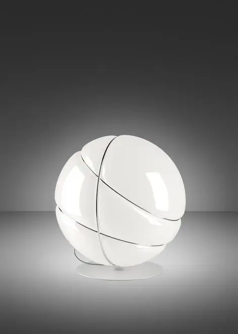 Plată sigură Lampă de masă Fabbian Armilla F50 13W - alb și argintiu - F50 B03 01