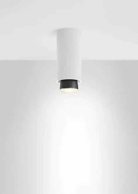 Spotlight Fabbian Claque F43 20W 20cm - Alb - F43 E04 01 Chilipir