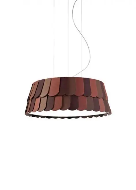Reducere de preț Lampa suspendată Fabbian Roofer F12 59cm - portocaliu - F12 A05 32