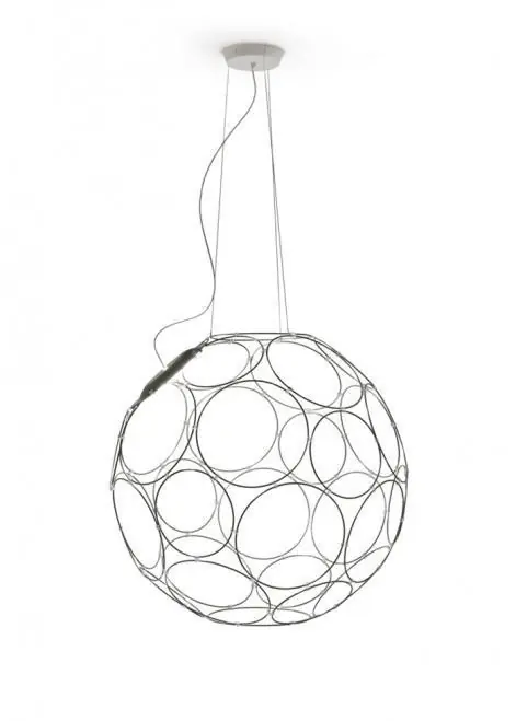 Lampa suspendată Fabbian Giro F30 67cm - antracit - F30 A01 21 Ofertă exclusivă