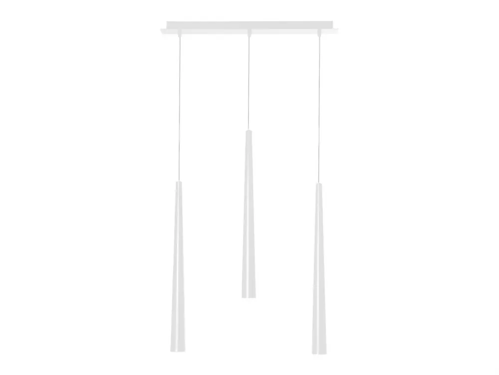 Lampa suspendată ICE 3 - alb Plată sigură